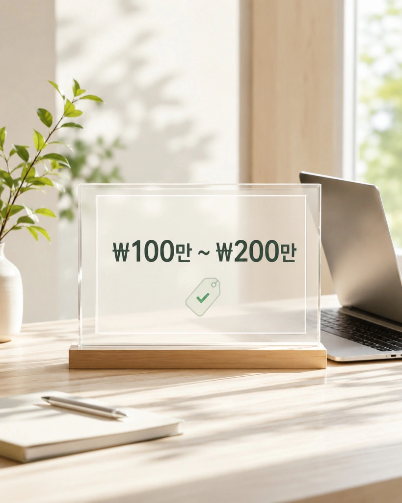 100만~200만 원선